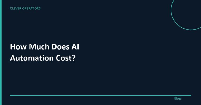 How Much Does AI Automation Cost for a Small Business?